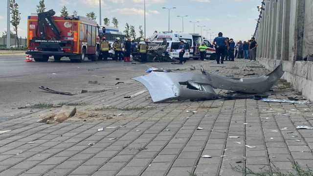 Etimesgut’ta trafik kazası: 1 ölü, 1 yaralı