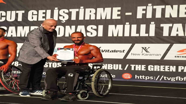 Halit Durak, Türkiye Vücut Geliştirme şampiyonu oldu