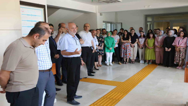 İl Sağlık Müdürü Öğütlü personelle vedalaştı