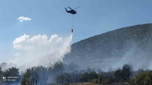 Isparta’da çıkan orman yangını ekiplerin hızlı müdahalesiyle söndürüldü