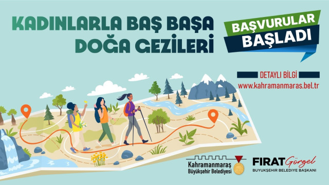 ”Kadınlarla Baş Başa Doğa Gezileri”ne başvurular başladı