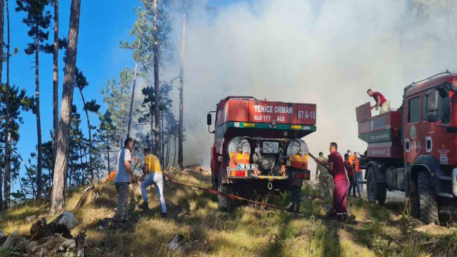 Karabük’teki yangınlara müdahale devam ediyor