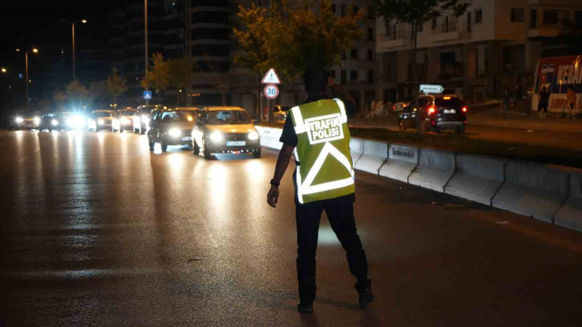 Kırıkkale’de 157 araç trafikten men edildi