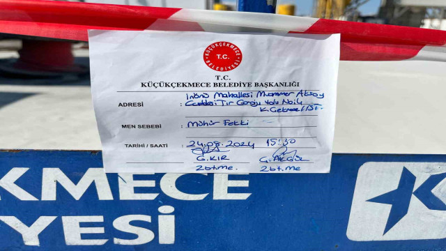 Küçükçekmece’de çevreyi kirleten beton santrali ikinci kez mühürlendi: 2 gözaltı