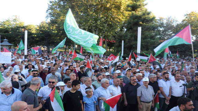 Malatya’da Filistin ve Haniye için yürüyüş