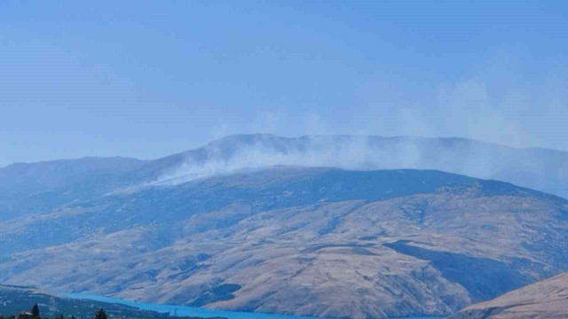 Pütürge’de arazi yangını ormanlık alana sıçradı