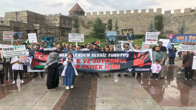 Sağlık çalışanlarının Filistin’de destek, İsrail’e protesto yürüyüşleri devam ediyor