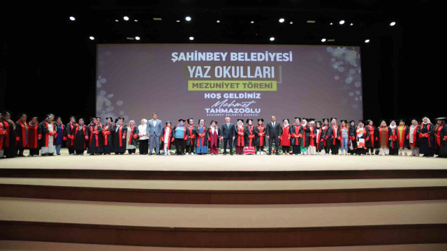 Şahinbey’de yaz okulu mezuniyet töreni düzenlendi