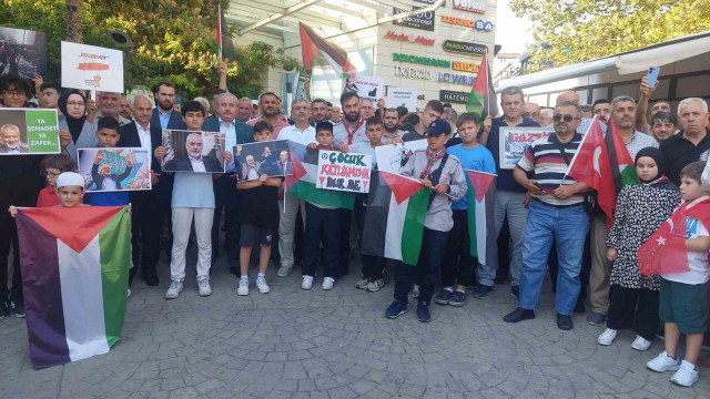 Tekirdağ’da Haniye ve Gazze halkı için yürüyüş düzenlendi