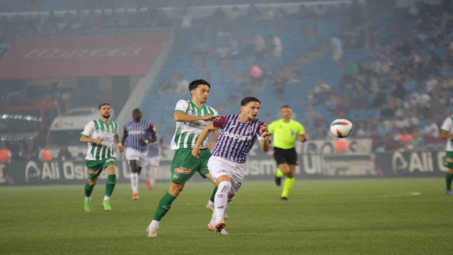 UEFA Konferans Ligi: Trabzonspor: 0 - St. Gallen: 1 (İlk yarı)