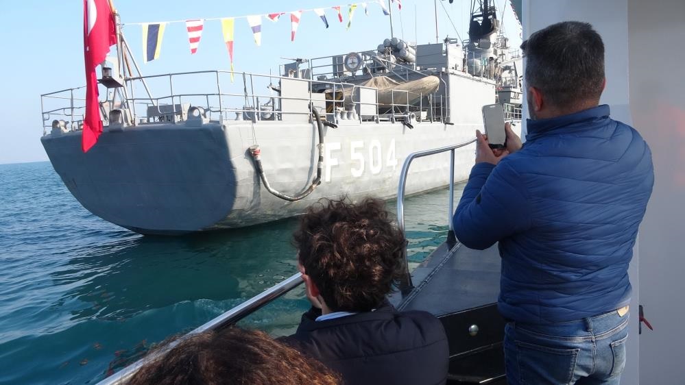 TCG BARTIN SAVAŞ GEMİSİ, ZİYARETE AÇILDI