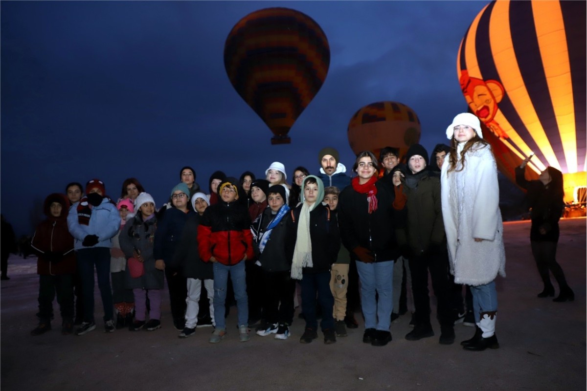 BİLSEM'li öğrenciler Kapadokya'yı ziyaret etti