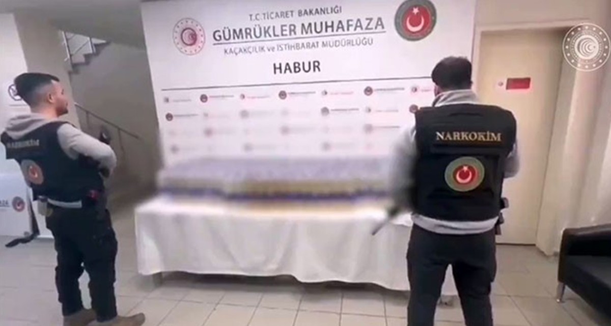 Habur Sınır Kapısı’nda 345 kilo metamfetamin ele geçirildi