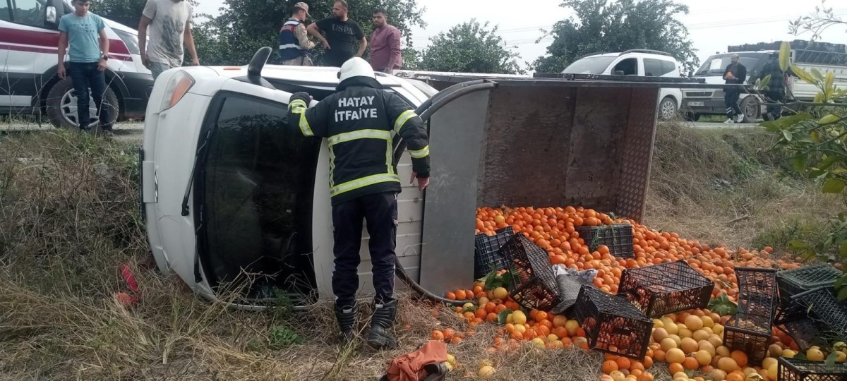 Trafik kazası: 1 yaralı