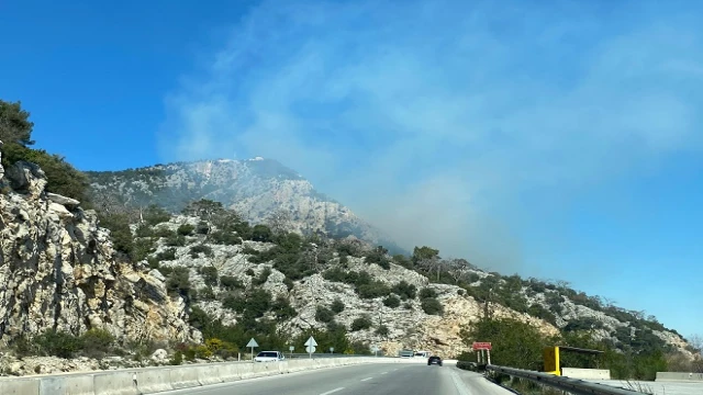 Antalya'da orman yangını