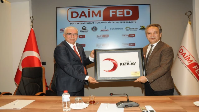 DAİMFED ve Kızılay'dan ortak yardım projesi hazırlığı