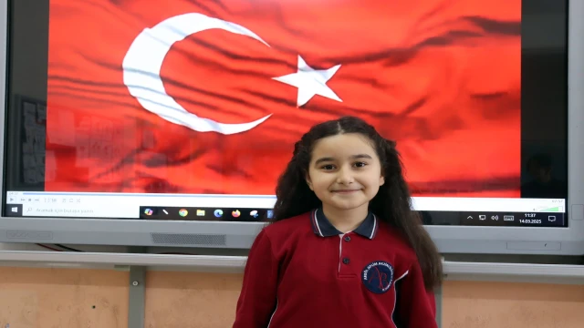 Ela'nın İstiklal Marşı sevgisi Türkiye birinciliği getirdi